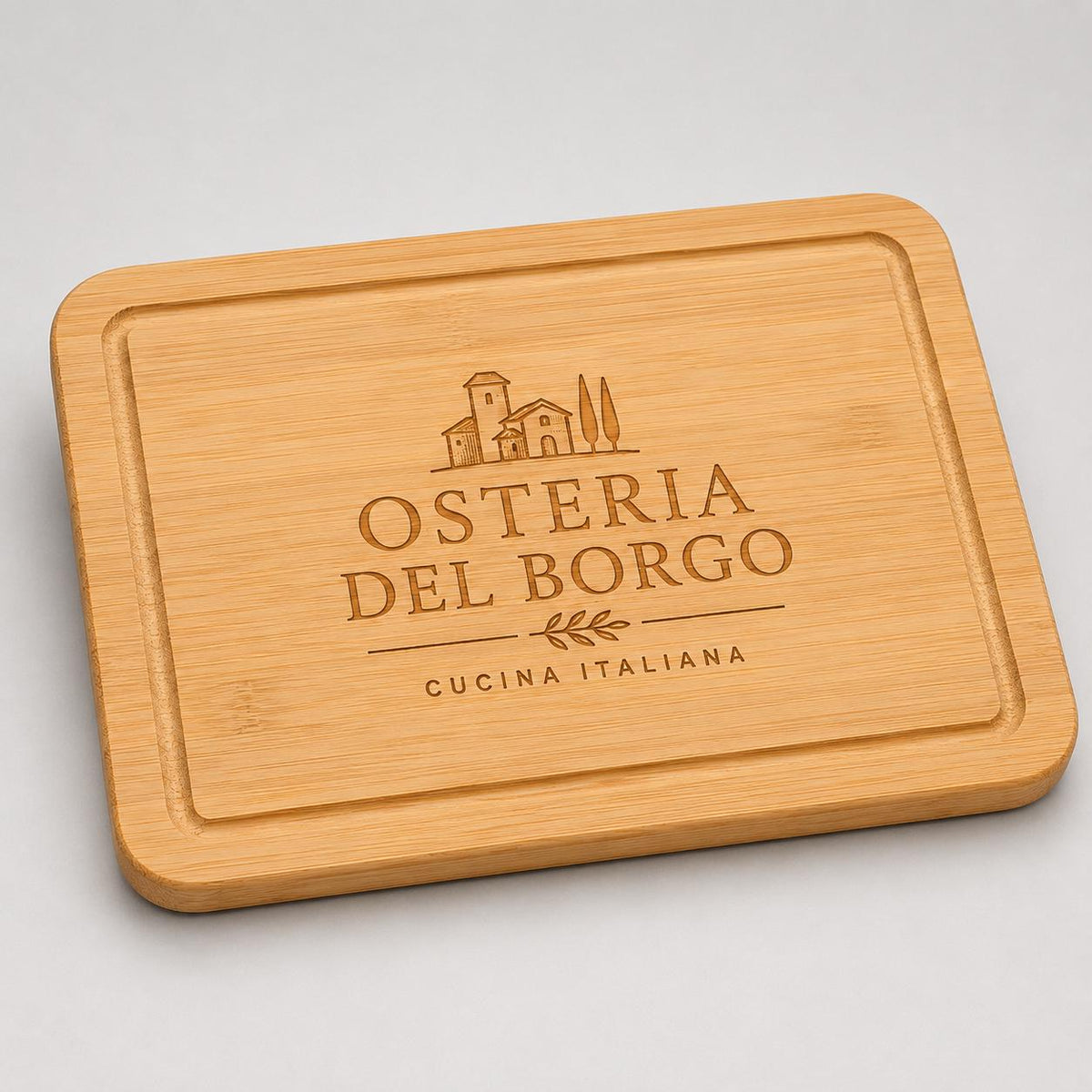 Set di 10 Taglieri in Legno 22x15 - Tagliere Compatto per Antipasti, Aperitivi, Stuzzichini - Vassoi Rustici per Cucina, Servizio in Tavola