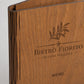 Portamenu pieghevole pioppo color noce in legno bacchetta plexiglas specchiato A4 A5 Personalizzato | Menu Ristorante|Copertina incisa