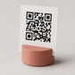 porta qr code 3d qr code Personalizzato per Ristorante e Bar Segnatavolo Menu Digitale Display QR 3d