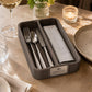 Portaposate da Tavolo Personalizzato, Vaschetta 3D Organizzatore Posate per Ristorante e Bar, Portaposate Singolo, Set Accessori