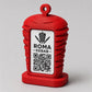 Porta Menu QR Code kebab Personalizzato, Espositore 3D per Tavoli Ristorante e Bar, Segnatavolo con Incisione Logo, Supporto Moderno