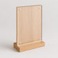 Set 10 pezzi Supporto in legno da banco Personalizzato , Espositore 3D Legno Scuro Segnatavolo Ristorante Bar espositore in legno per prezzi