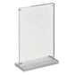 Set 12 pezzi Supporto in plexiglas da banco Personalizzato , Espositore Segnatavolo Ristorante Bar espositore in legno per prezzi
