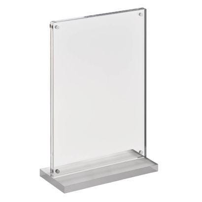 Set 12 pezzi Supporto in plexiglas da banco Personalizzato , Espositore Segnatavolo Ristorante Bar espositore in legno per prezzi