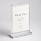 Set 12 pezzi Supporto in plexiglas da banco Personalizzato , Espositore Segnatavolo Ristorante Bar espositore in legno per prezzi