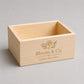 Scatole Portaoggetti Legno Grezzo, 4 Pezzi Piccole legno, 15 x 10 x 6 cm Scatole Di Legno Senza Coperchio Organizer, Artigianato