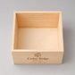 Scatole Portaoggetti Legno Grezzo, 4 Pezzi Piccole legno, 15 x 15 x 6 cm Scatole Di Legno Senza Coperchio Organizer, Artigianato