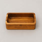 organizer in legno di acacia,conservazione di stile cosmetici, accessori e ufficio, venatura unica,scatola portaoggetti duratura, 18x12x5 cm