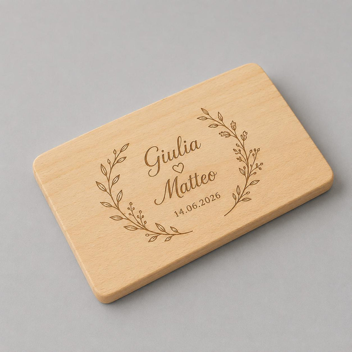 50 pezzi Bomboniera Matrimonio Tagliere in Legno Personalizzato, Mini Taglierino Manico Inciso a Laser, Regalo Invitati Nozze e Anniversario