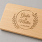 50 pezzi Bomboniera Matrimonio Tagliere in Legno Personalizzato, Mini Taglierino Manico Inciso a Laser, Regalo Invitati Nozze e Anniversario
