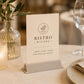 Portacartellino buffet QR Code Personalizzato per Ristorante e Bar Segnatavolo Menu Digitale Display QR 3d