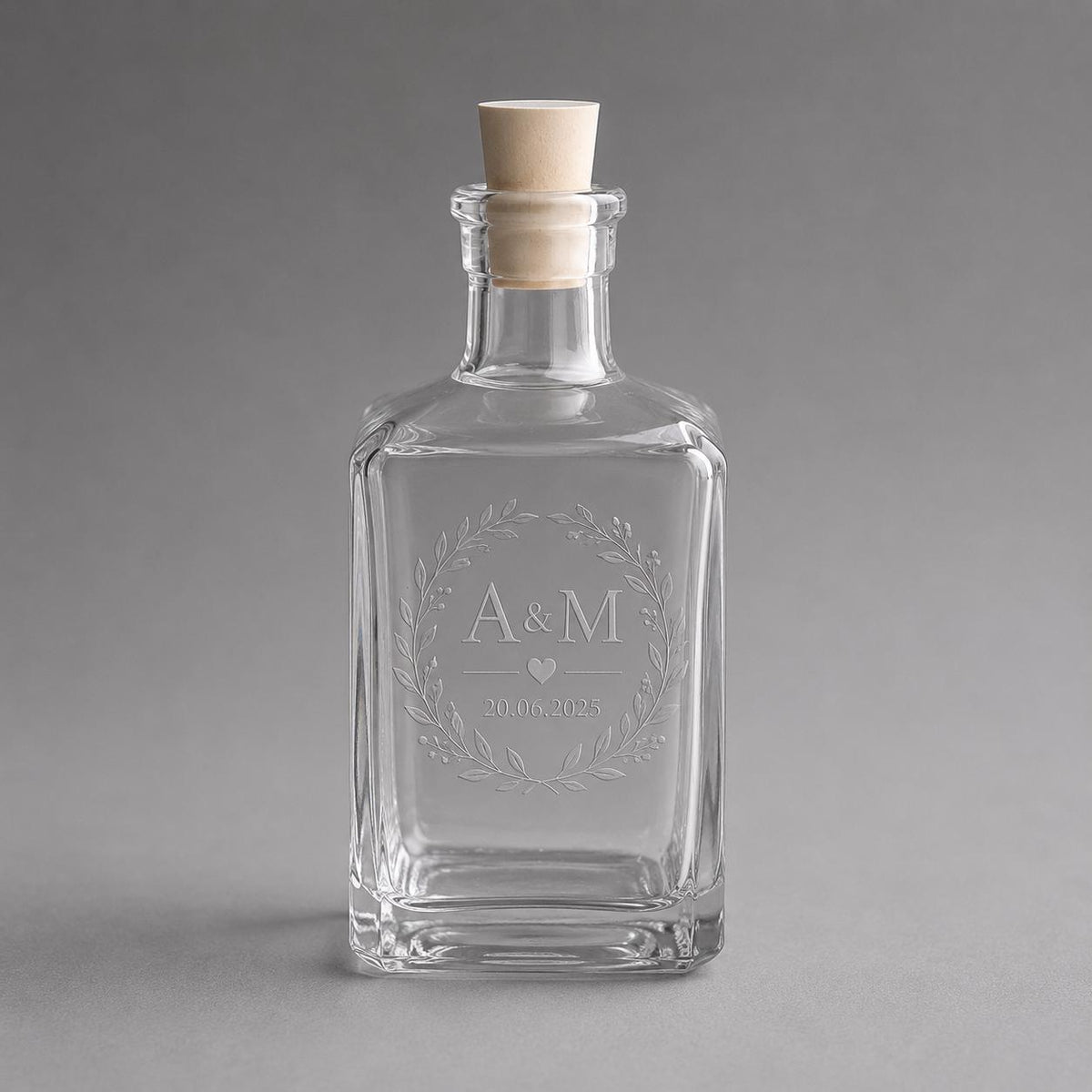 10 Bottigliette Vetro Con Tappo Sughero - 250 ml - Bottiglia Vuota in Vetro per Vino, Liquore, Acqua, Succo di Frutta, Conserve, Latte, Olio