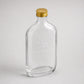 10 Bottigliette Vetro Con Tappo - Confezione da 10 bottiglie vuote in vetro da 500 ml con coperchio dorato