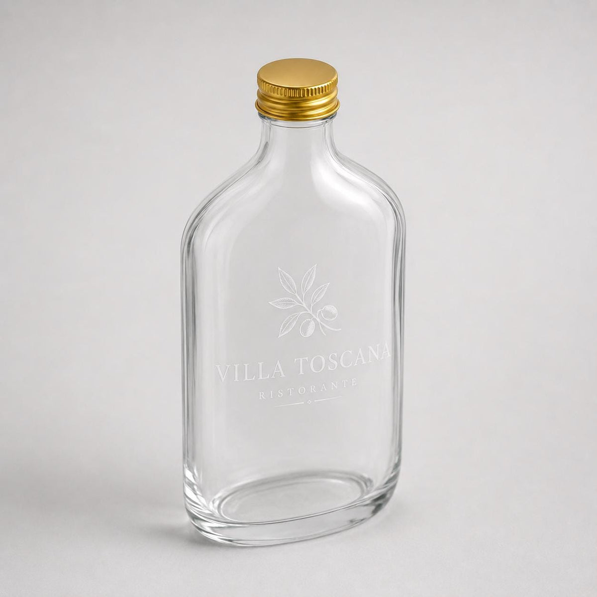 10 Bottigliette Vetro Con Tappo - Confezione da 10 bottiglie vuote in vetro da 500 ml con coperchio dorato