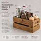 cassa in legno vintage da tavolo – 12,7 x 24,1 cm Storage box porta condimenti Organizer porta utensili e posate