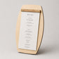 Portamenu in Legno a Forma di botte Formato A4, Tavoletta per Ristorante Pizzeria e Trattoria, Clipboard Personalizzata Incisione Logo