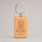 25 Pezzi Portachiavi in Legno Personalizzato incisione laser personalizzate regalo portachiavi con logo forma rettangolare per bnb hotel