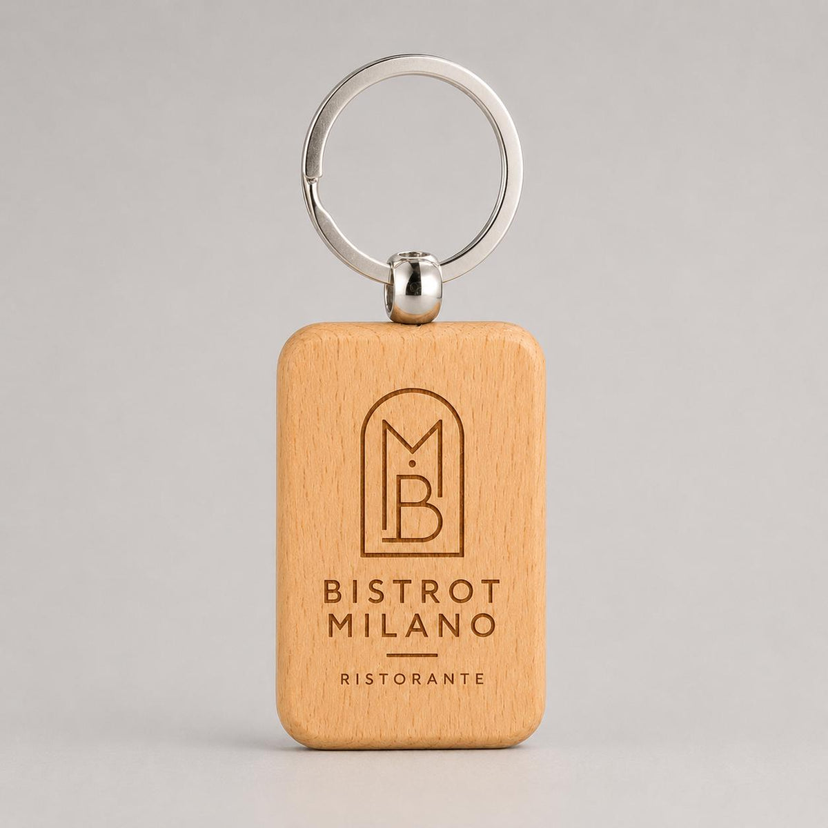 25 Pezzi Portachiavi in Legno Personalizzato incisione laser personalizzate regalo portachiavi con logo forma rettangolare per bnb hotel