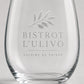 Set 12 Bicchieri Bassi Personalizzati Incisione Logo, Tumbler Mini 22,5 cl per Osteria Ristorante Bar, Bicchieri dVino e Acqua Incisi Laser