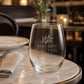 Set 12 Bicchieri Bassi Personalizzati Incisione Logo, Tumbler Mini 22,5 cl per Osteria Ristorante Bar, Bicchieri dVino e Acqua Incisi Laser