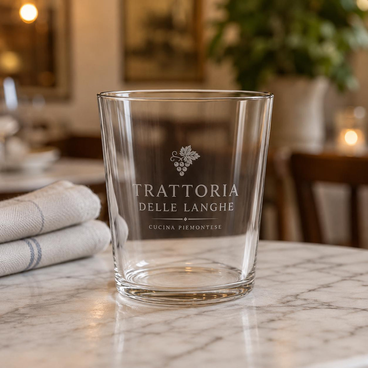 Set di 6 Bicchieri da Acqua, Vetro Ultrasottile, Trasparente, Capacità 35 cl, Eleganti, Leggeri, dal Design Minimal per Osteria ristorante
