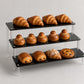 Espositore Acrilico a 3 Livelli per Personaggi Profumi Gioielli Cupcakes, 30x25x15cm, trasparente o nero
