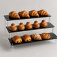 Espositore Acrilico a 3 Livelli nero per Personaggi Profumi Gioielli Cupcakes, 30x25x15cm, trasparente o nero