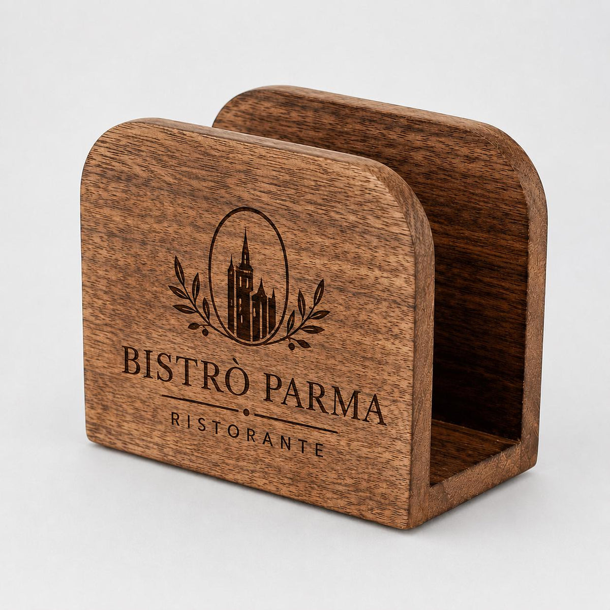 Portatovaglioli in legno di mango, per cucina, dispenser tovaglioli, casa, feste, ristoranti, hotel, bar, 13,97 cm x 6,35 cm x 10,16 cm