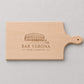 Set 10 Taglieri da Cucina con Manico, 100% Legno Faggio, Perfetto per Tagliare Servire,Dimensioni 40x20x2hcm, Alta Resistenza, Made in Italy