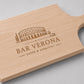 Set 10 Taglieri da Cucina con Manico, 100% Legno Faggio, Perfetto per Tagliare Servire,Dimensioni 40x20x2hcm, Alta Resistenza, Made in Italy