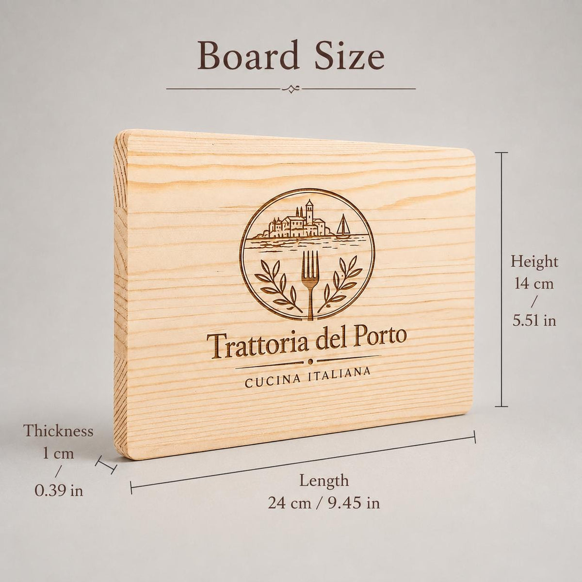 Set di 10 24 x 14 x 1 cm, Taglieri in legno di pino, Tagliere in legno grezzo, Tagliere in legno per pane, carne e verdura