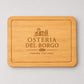 Set di 10 Taglieri in Legno 22x15 - Tagliere Compatto per Antipasti, Aperitivi, Stuzzichini - Vassoi Rustici per Cucina, Servizio in Tavola