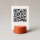 porta qr code 3d qr code Personalizzato per Ristorante e Bar Segnatavolo Menu Digitale Display QR 3d