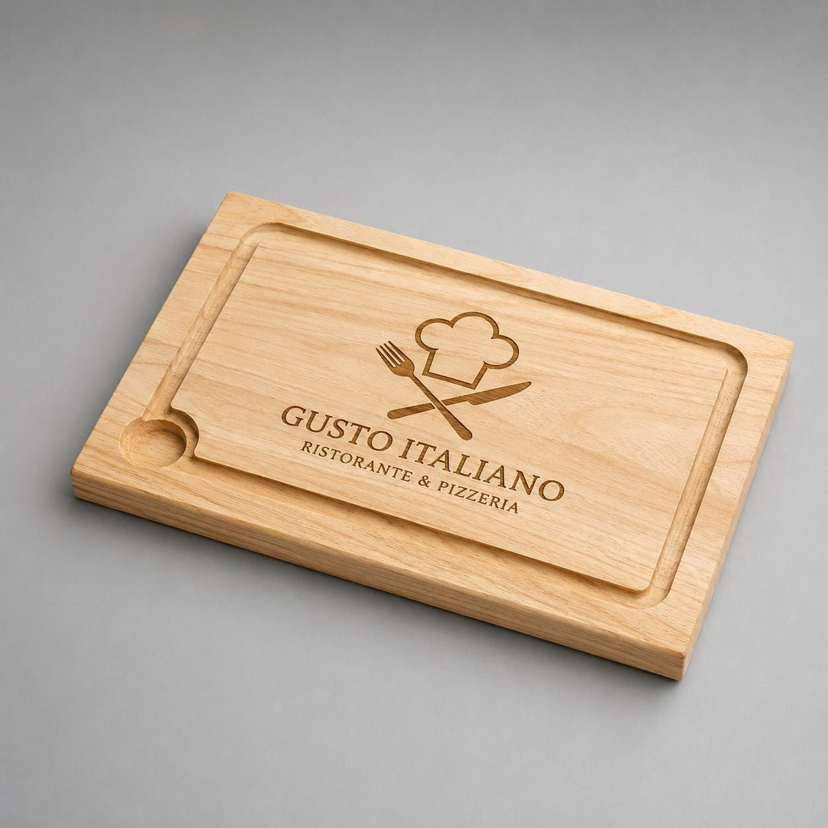 Set da 6 Piatti in Legno - Rettangolari - Piatti per Servire Pizza, Carne, Pollo - Tavoli Set - 30 x 20 cm Ideali Aperitivo Pane
