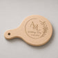 50 pezzi Bomboniera Matrimonio Tagliere in Legno Personalizzato, Mini Taglierino Manico Inciso a Laser, Regalo Invitati Nozze e Anniversario