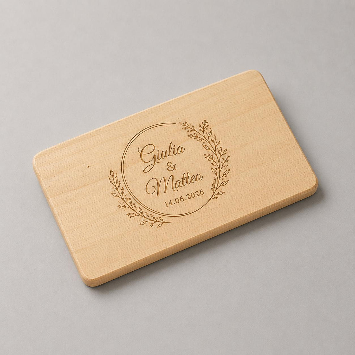 50 pezzi Bomboniera Matrimonio Tagliere in Legno Personalizzato, Mini Taglierino Manico Inciso a Laser, Regalo Invitati Nozze e Anniversario