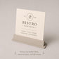 Portacartellino buffet QR Code Personalizzato per Ristorante e Bar Segnatavolo Menu Digitale Display QR 3d