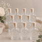 10 Bottigliette Vetro Con Tappo Sughero - 250 ml - Bottiglia Vuota in Vetro per Vino, Liquore, Acqua, Succo di Frutta, Conserve, Latte, Olio