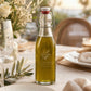 12 bottiglia in vetro quadrata con chiusura meccanica 250 ml (0.25 l) – da riempire per succo, sciroppo, liquore, olio e aceto