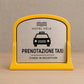 Targa Prenotazione Taxi Personalizzata Linea Tassametro | Segnaletica Hotel Reception in Rowmark e PLA 3D | Pezzo Singolo