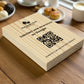 Totem in legno con QR Code inciso – Recensioni Google 5 stelle