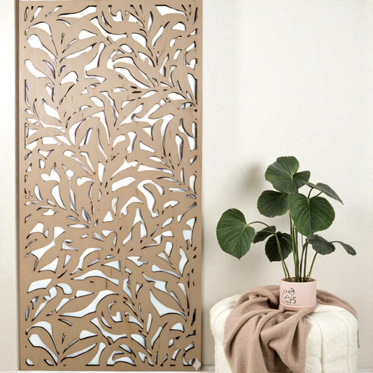 modello carta da parati pattern pannello legno traforato non verniciati interni esterni taglio laser decorazione casa, quadro, fai da te