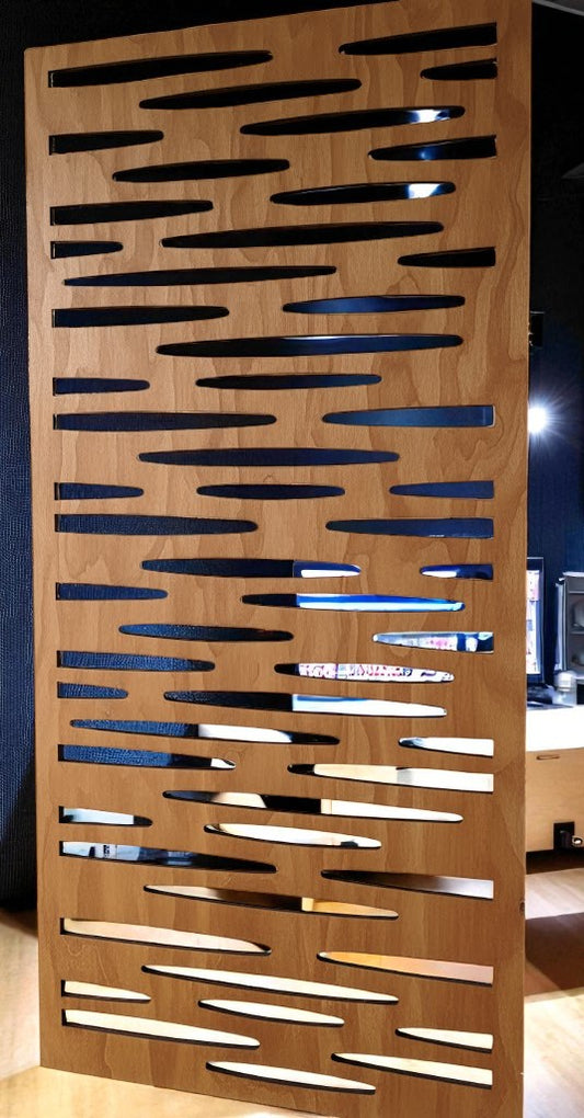 modello schermo o legno traforato non verniciati interni esterni taglio laser decorazione casa, quadro, fai da te, separè