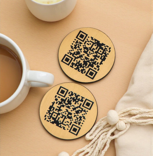 qr code rotondi economici in ottone abs da tavolo Portamenu 10-50-100 pz personalizzati con incisione laser logo (Copia) (Copia) (Copia)
