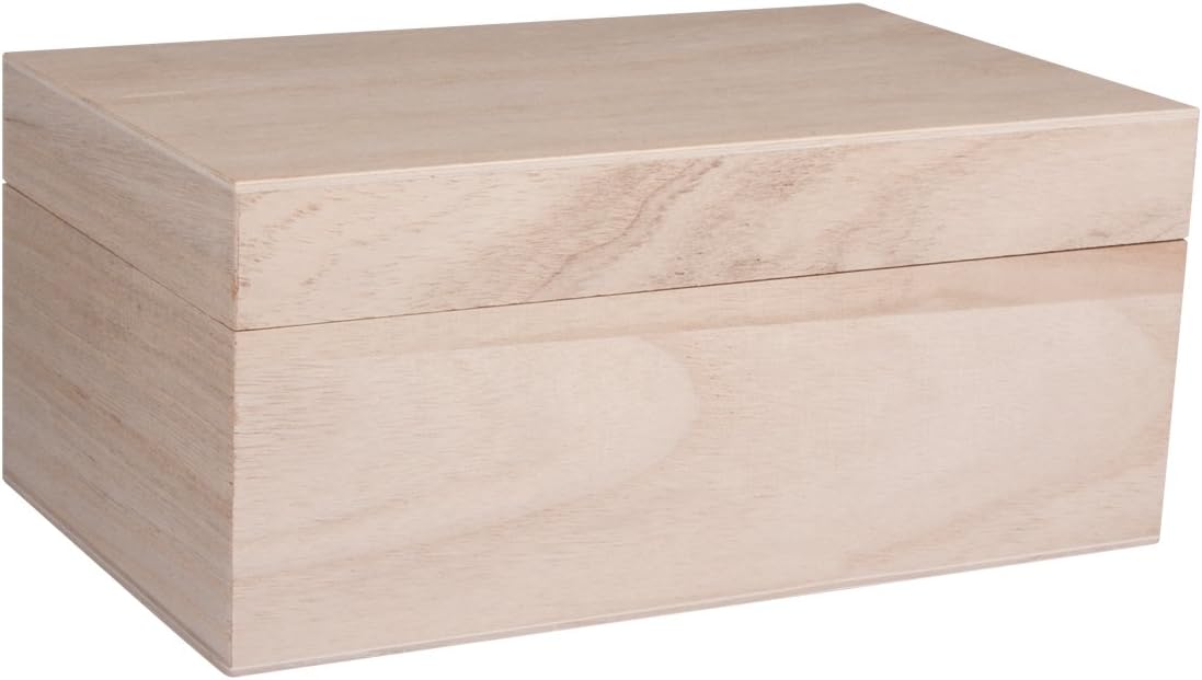 scatola in legno personalizzata con incisione laser per verniciare, incollare o Decorare