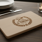 tagliere in legno per ristorante con incisione laser