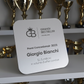 Trofeo in legno personalizzato argento, premio per il miglior dipendente, premio per il miglior team, trofeo personalizzato per il partner dell'anno, premio di apprezzamento (Copia)
