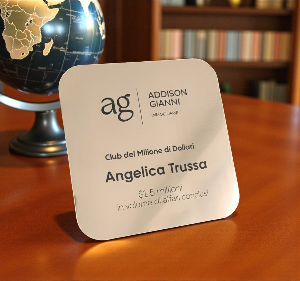 Trofeo in legno personalizzato argento, premio per il miglior dipendente, premio per il miglior team, trofeo personalizzato per il partner dell'anno, premio di apprezzamento (Copia)