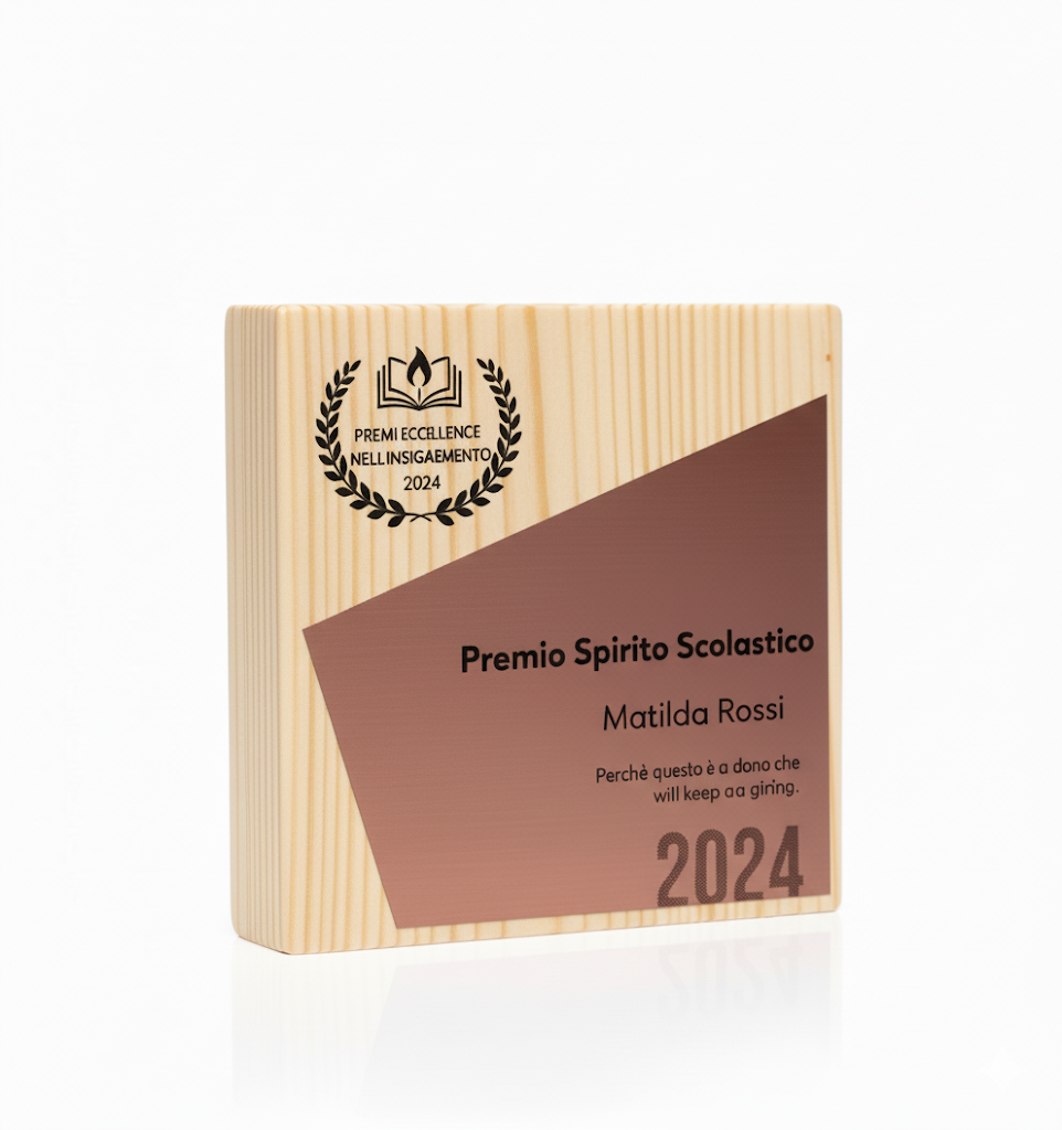 Trofeo personalizzabile quadrato bronzo in pino massello, premio quadrato personalizzato abbinato a cornice flessibile in ottone, targa di riconoscimento, targa per traguardo raggiunto
