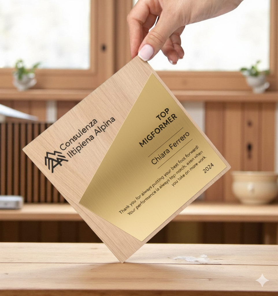 Trofeo personalizzabile quadrato bronzo in pino massello, premio quadrato personalizzato abbinato a cornice flessibile in ottone, targa di riconoscimento, targa per traguardo raggiunto
